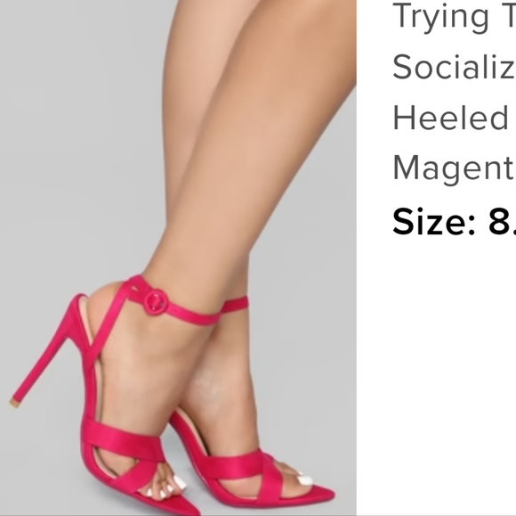 Pink stiletto heel - Picture 4 of 4